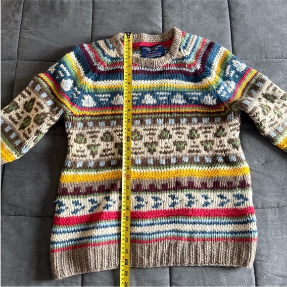 American Eagle Outfitters Y2K VINTAGE Multicolor Handknit Sweater RARE - Picture 4 of 5
